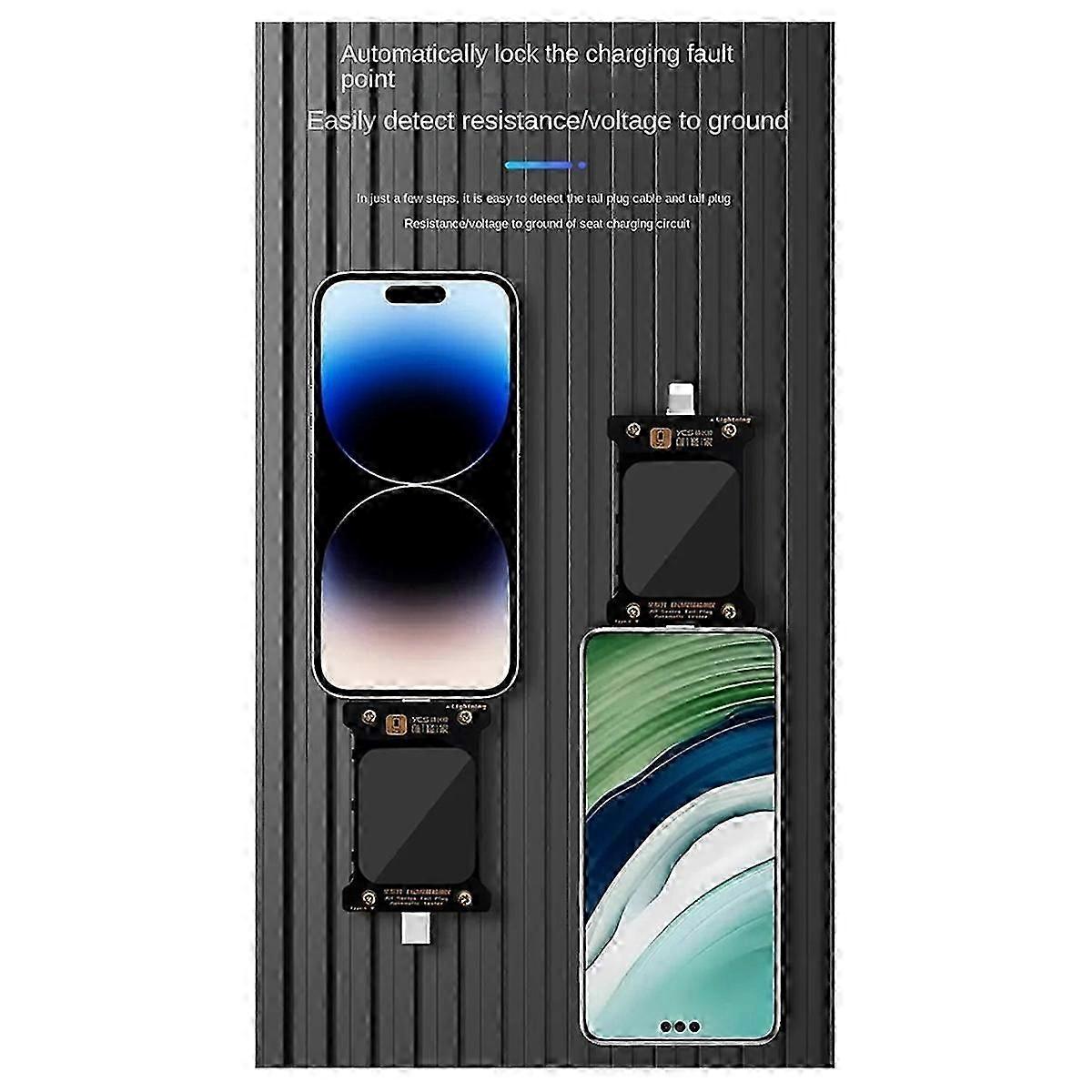 Intelligent Auto Detection Tail Plug Tester for Phone LCD Digital for Interface/Type-C Interface Det