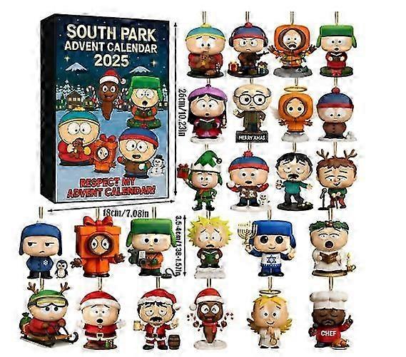 South Park Advent Holiday Blind Box Weihnachtsbaumschmuck Acryl Anhänger