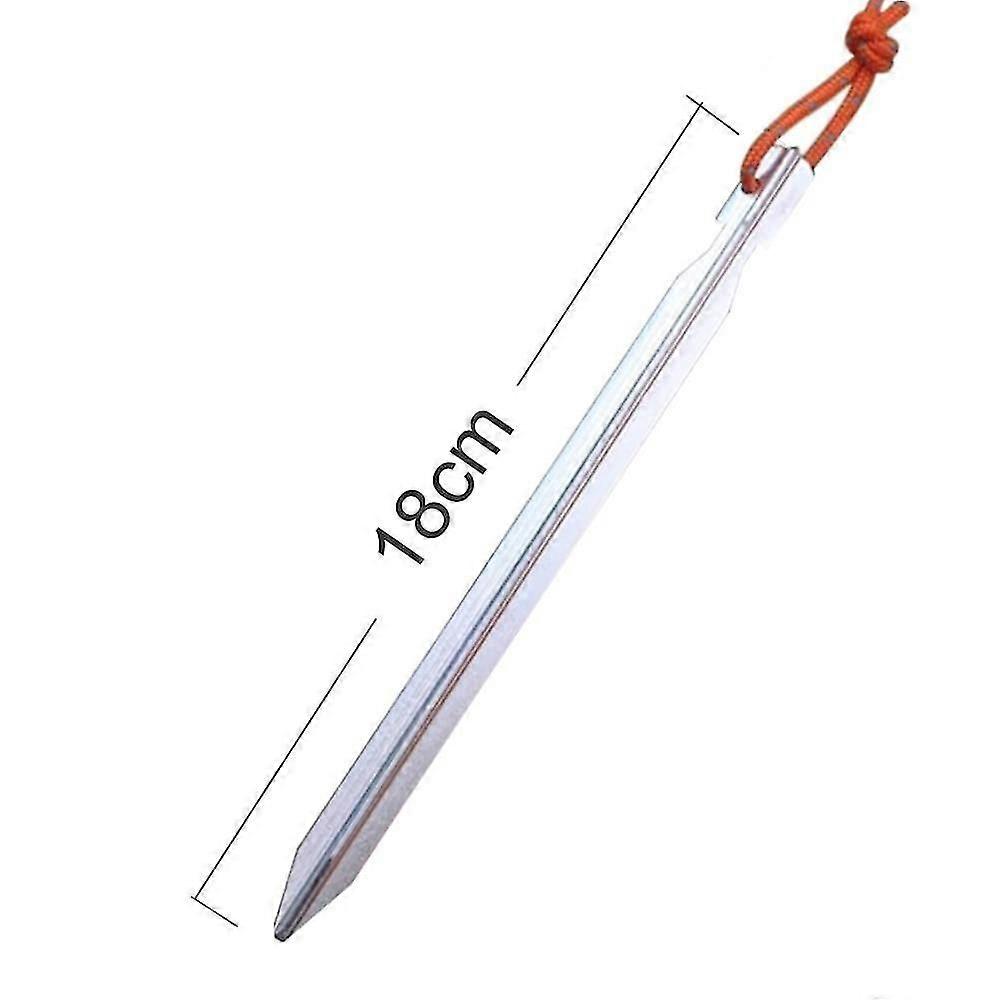 屋外テントスカイカーテングラウンドネイルアルミ合金布バッグセットキャンプキャンプスリーエッジボールドT