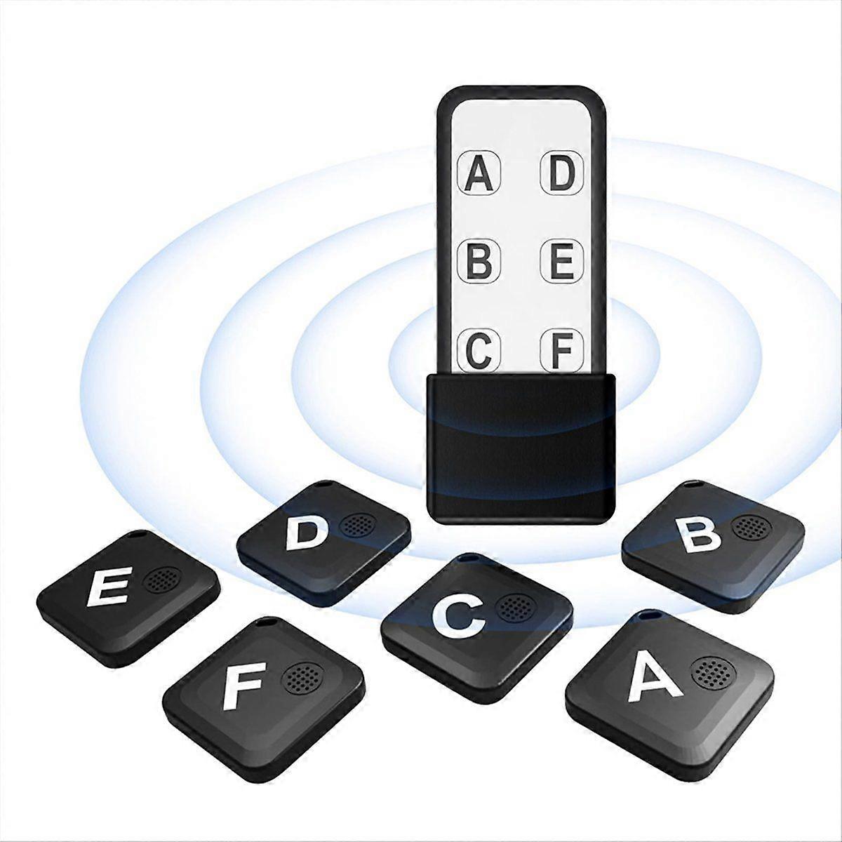 Key Finder Locator with Sound, Remote Tracker with 90dB Sound, 140 Ft Range, Wireless Find My Keys