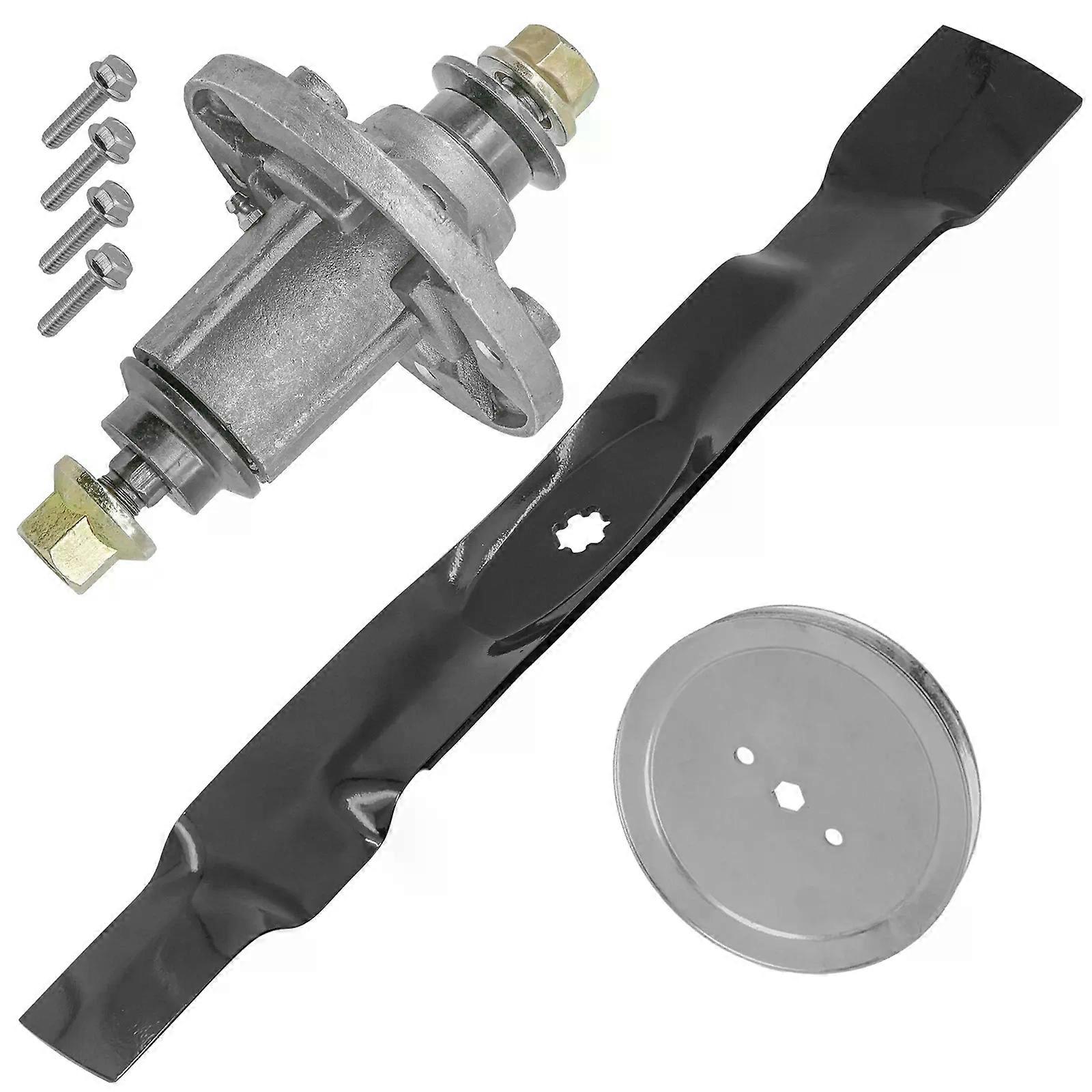 Spindle & Blade w/ Pulley for John Deere X145 X127 S100 E100 E110 E120 42" NO.42333