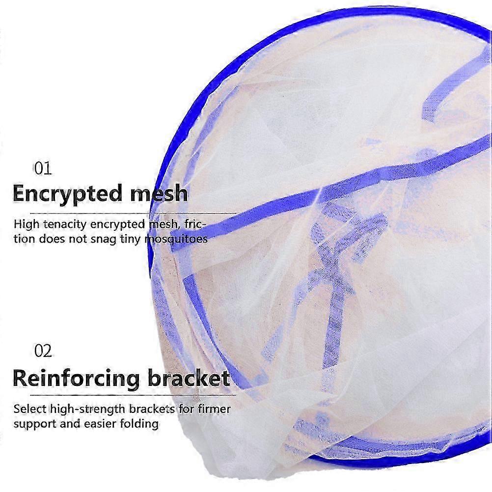 Mini Foldable Mosquito Net for Head Ultralight Up Mosquito Net Tent for Bedding Camping Travel Patio