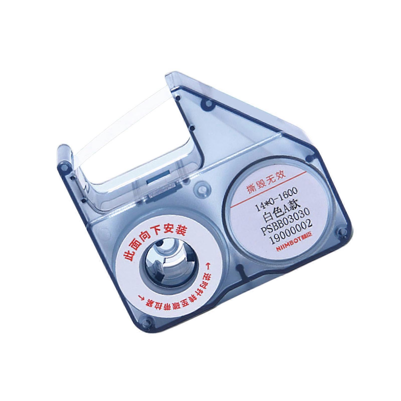 Transfer Ribbon Printing Color Storage Label Printer Color Ribbon Thermal Transfer Printer Refill Tape for B18 Machine  White