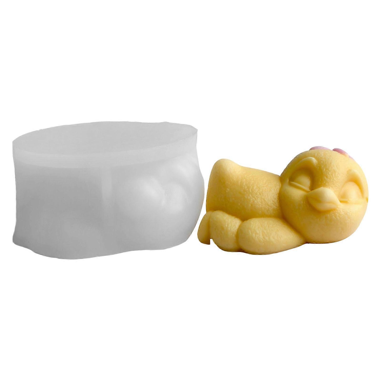 Duck Statue Silicone Molds for Handmade Candle Soap Home Decoration Duck Shape Silicone Mould for Epoxy Resin Craft Multicolor