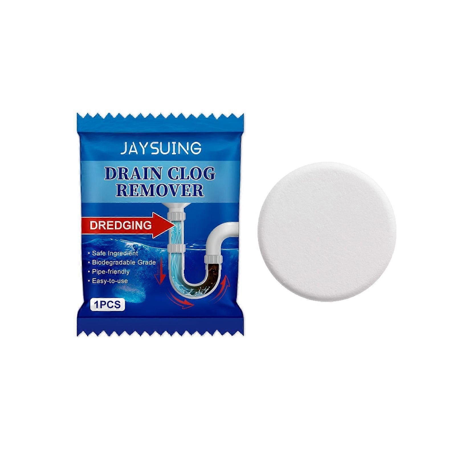 Drain Clog Removal Tablets Contain Baking Soda, Lemon Extract And Sodium Hypochlorite