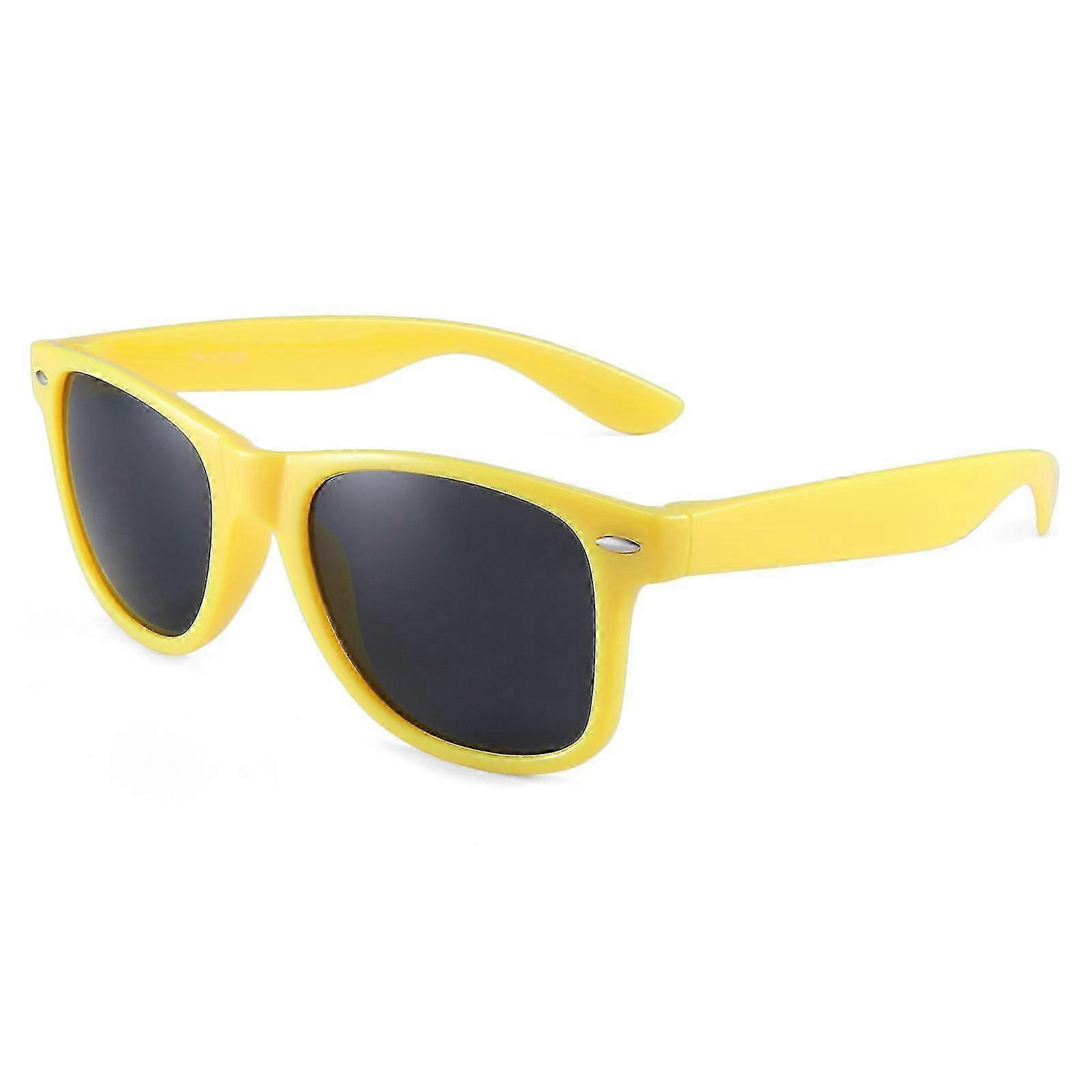 Flat Mirror Sun Glasses - Trendy and Functional Design