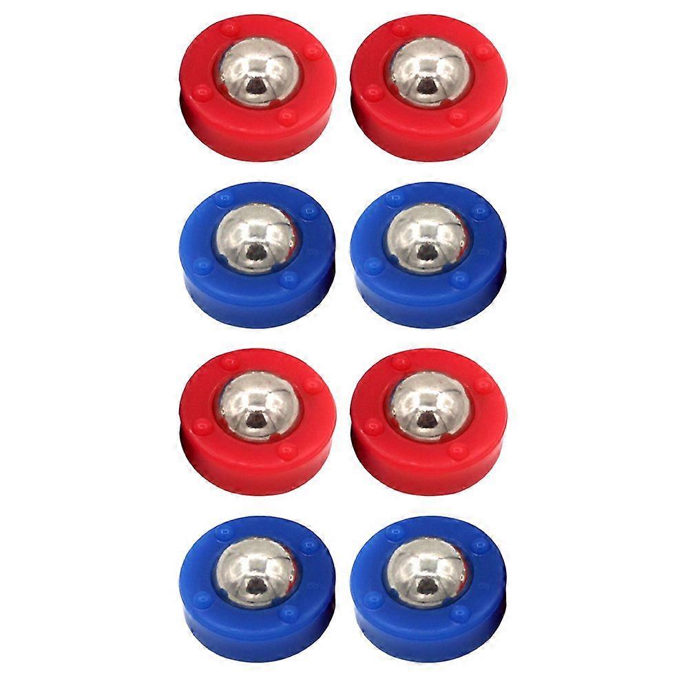 8pcs Kids Party Tabletop Sliding Pucks Table Soccer Game Rolling Beads Curling Rollers