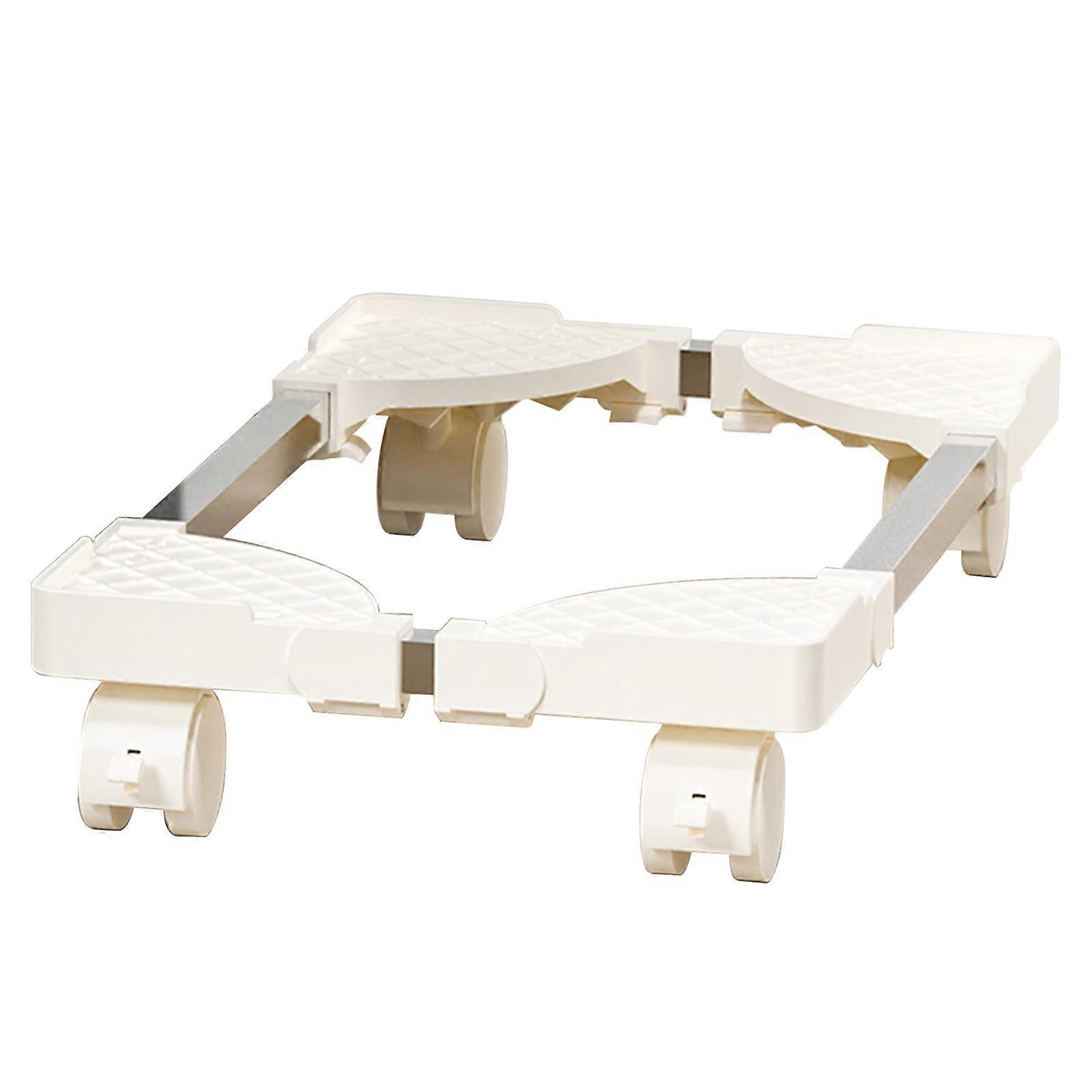 Adjustable Computer Tower Stand with Wheels Stainless Steel CPU Holder for Home Office