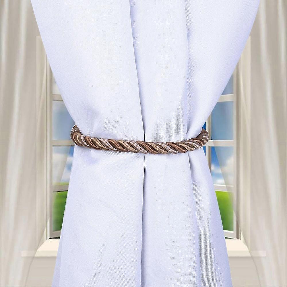 Yakbaofuo Ropes Tie Backs for Window Curtain Cord Buckle Tiebacks Tie Backs Home Textile Storage