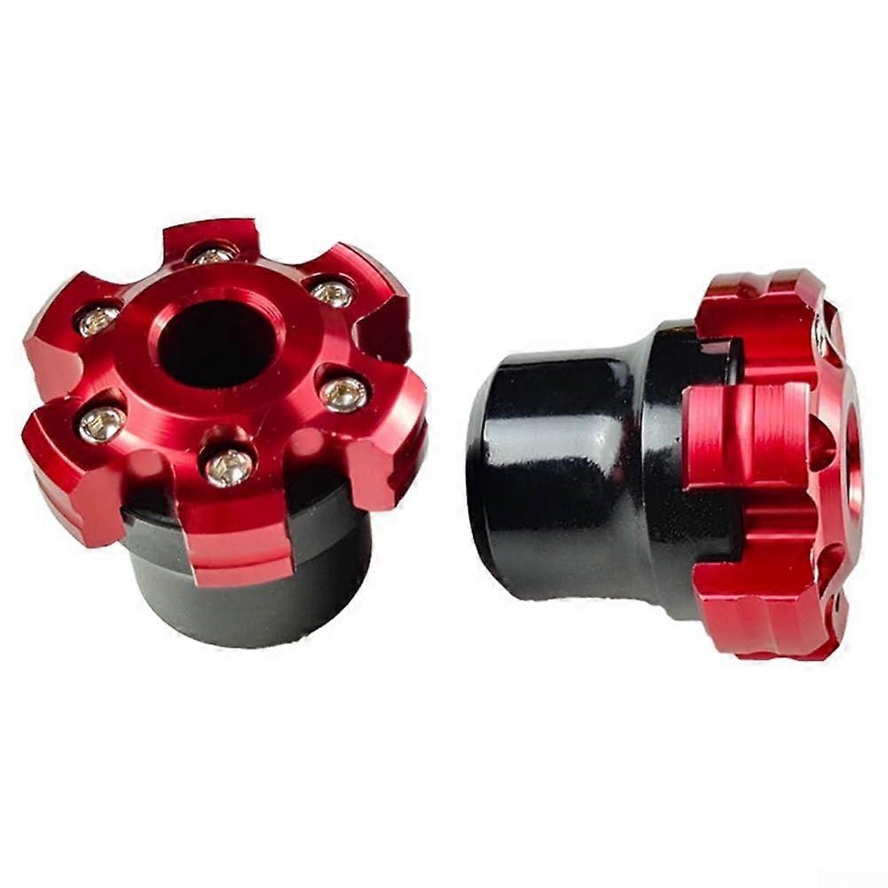 Fitment Motorcycle Guard Front Fork Frame Slider Aluminum Alloy Crash Protection Red Compatible With Most Bikes