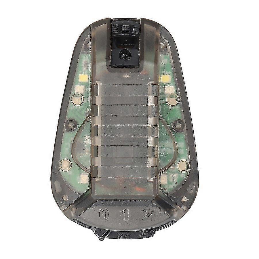 Casco Beacon Light Casco Strobe Light Safety Ir Linterna Impermeable Luz de señal con cinta D