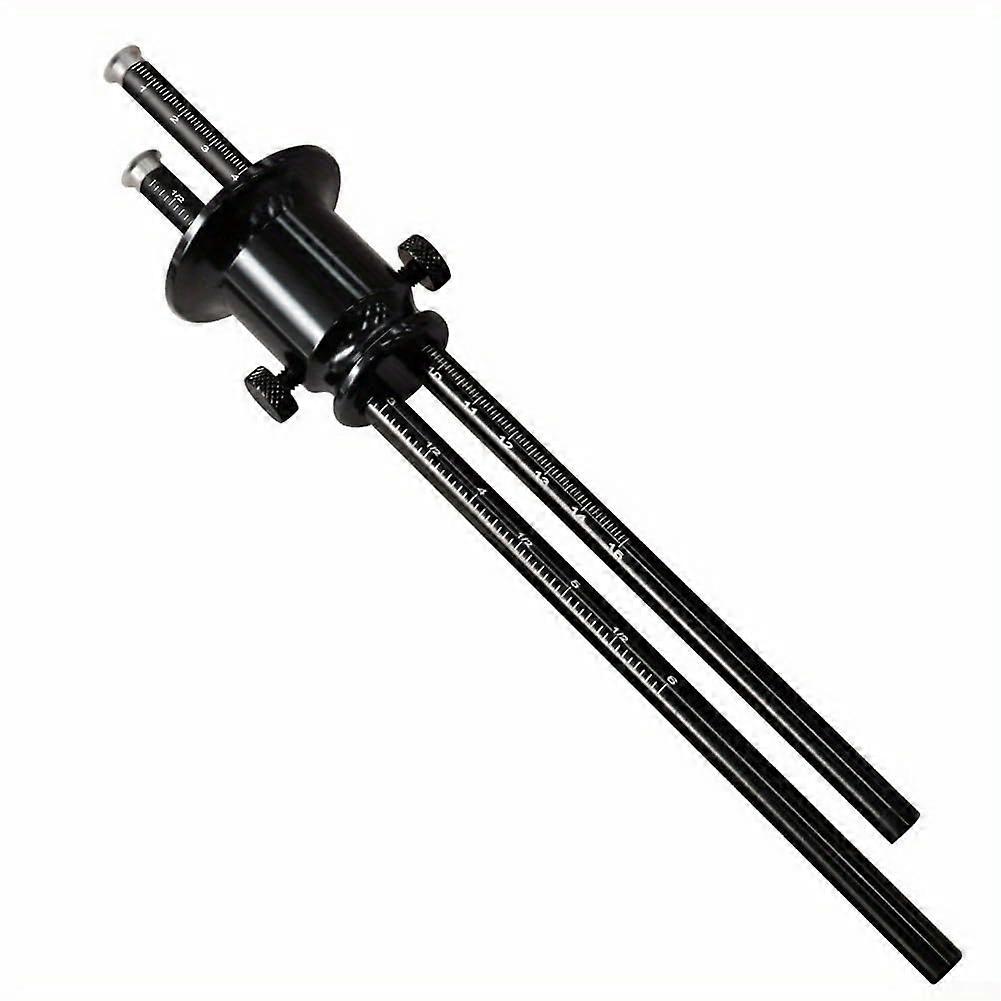 Double Head Wheel Marking Gauge with Metric and Imperial Scales for Woodworking and DIY