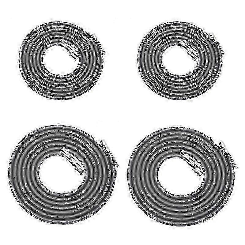 4-Pack Rubber Cords - Ideal for Various Uses