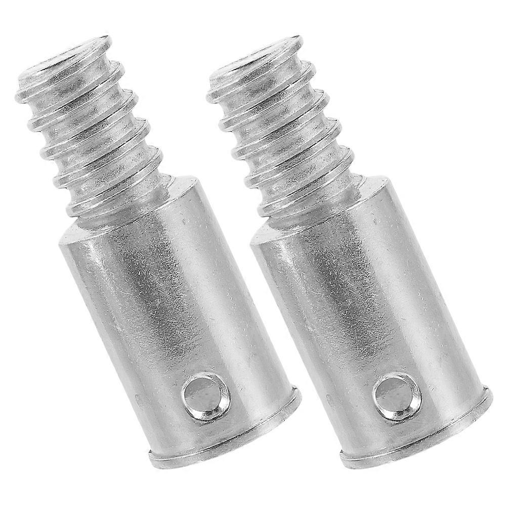 Stretch Rod Connector Heavy Duty Threaded Adapter for Fixing 2Pcs Metal