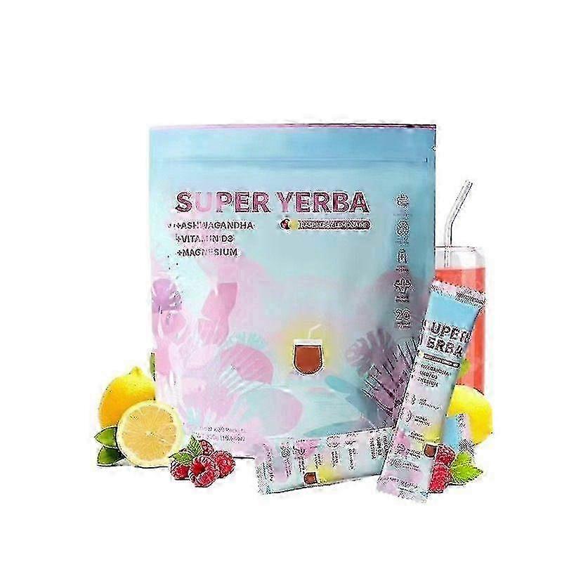 Super Yerba，Yerba Mate 速溶茶粉，Super Yerba Raspberry Lemon，Mate Tea