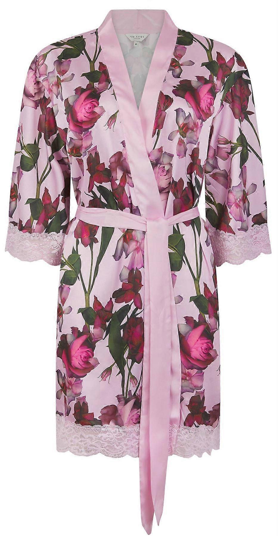 Ted Baker Taylor Kimono Robe - Pink Digital Print