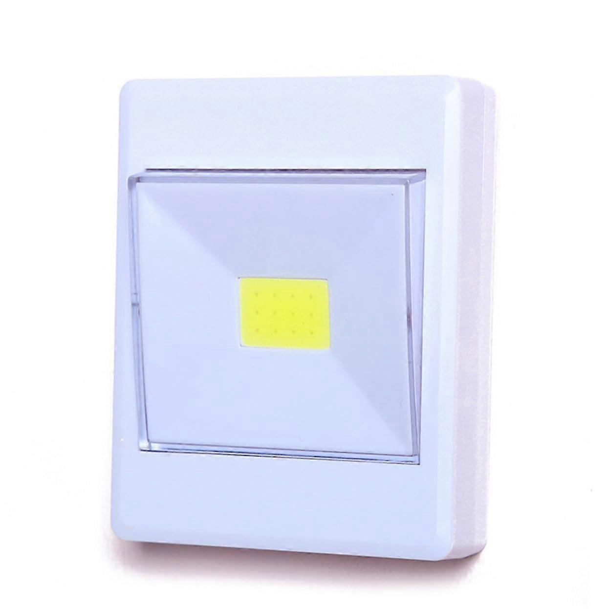 Cob LED Wireless Wall Light Battery Operated with Lumens Switch for Cabinets Closets Stairs Easy Installation Adhesive Tape Magnets