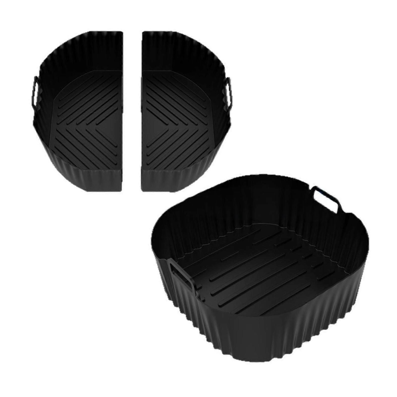 Silicone Nonstick Air Fryers Pads Baking Tray Cooking Liners Silicones Baskets Suitable for Air Fryers Replacement Use Multicolor