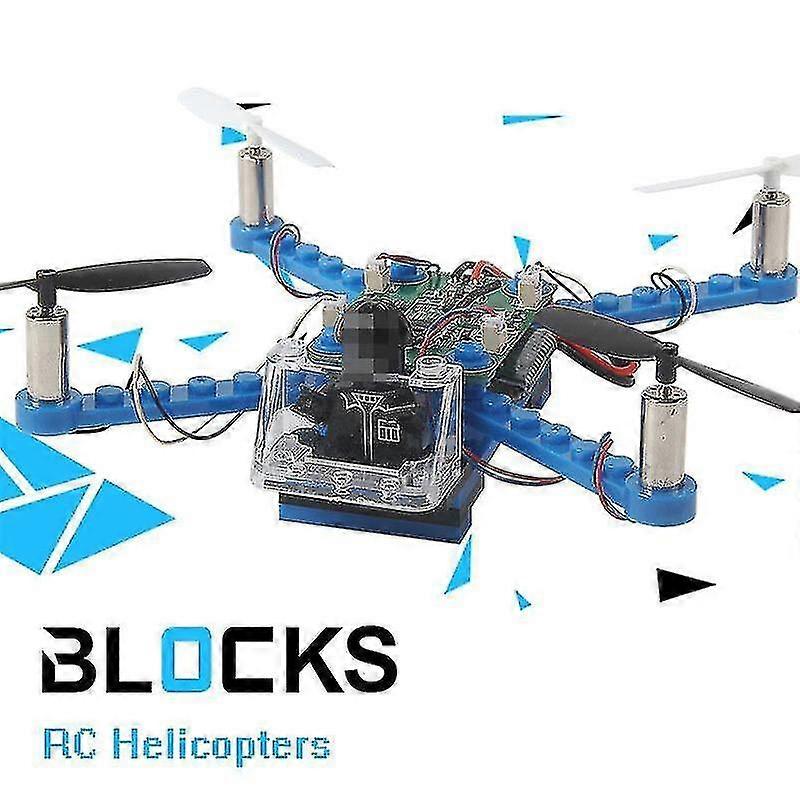 2026 For RC Helicopter DIY Building Blocks Drone 2.4G 4CH Mini 3D Bricks Quadcopter Assembling|RC Helicop