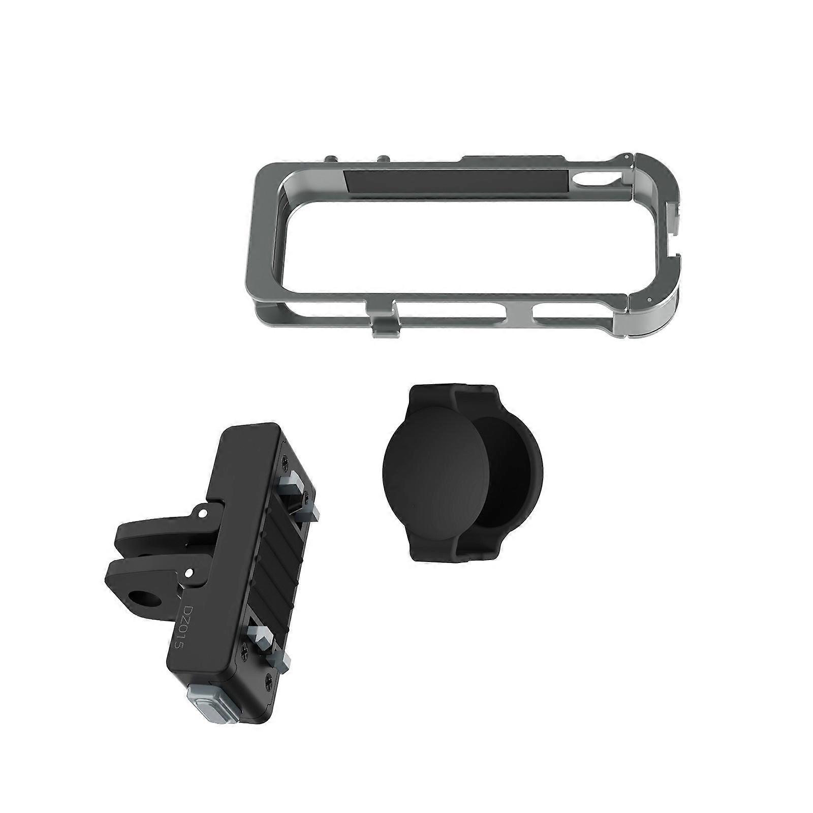 Practical 360 Camera Protective Frame Magnetic Quick Release System 1/4 Tripod Mount And Cold Shoe Compatibility Multicolor