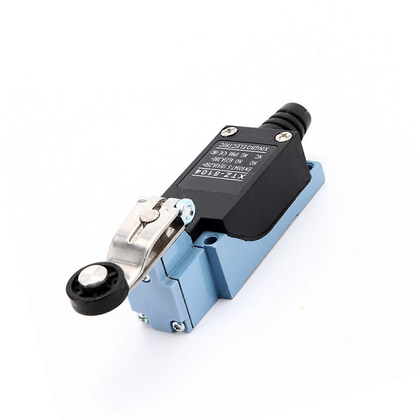 High Sensitive Industrial Limiting Travel Switches Enduring Rotating Plastic Roller Arm Limit Switches With Wheel Swing Multicolor