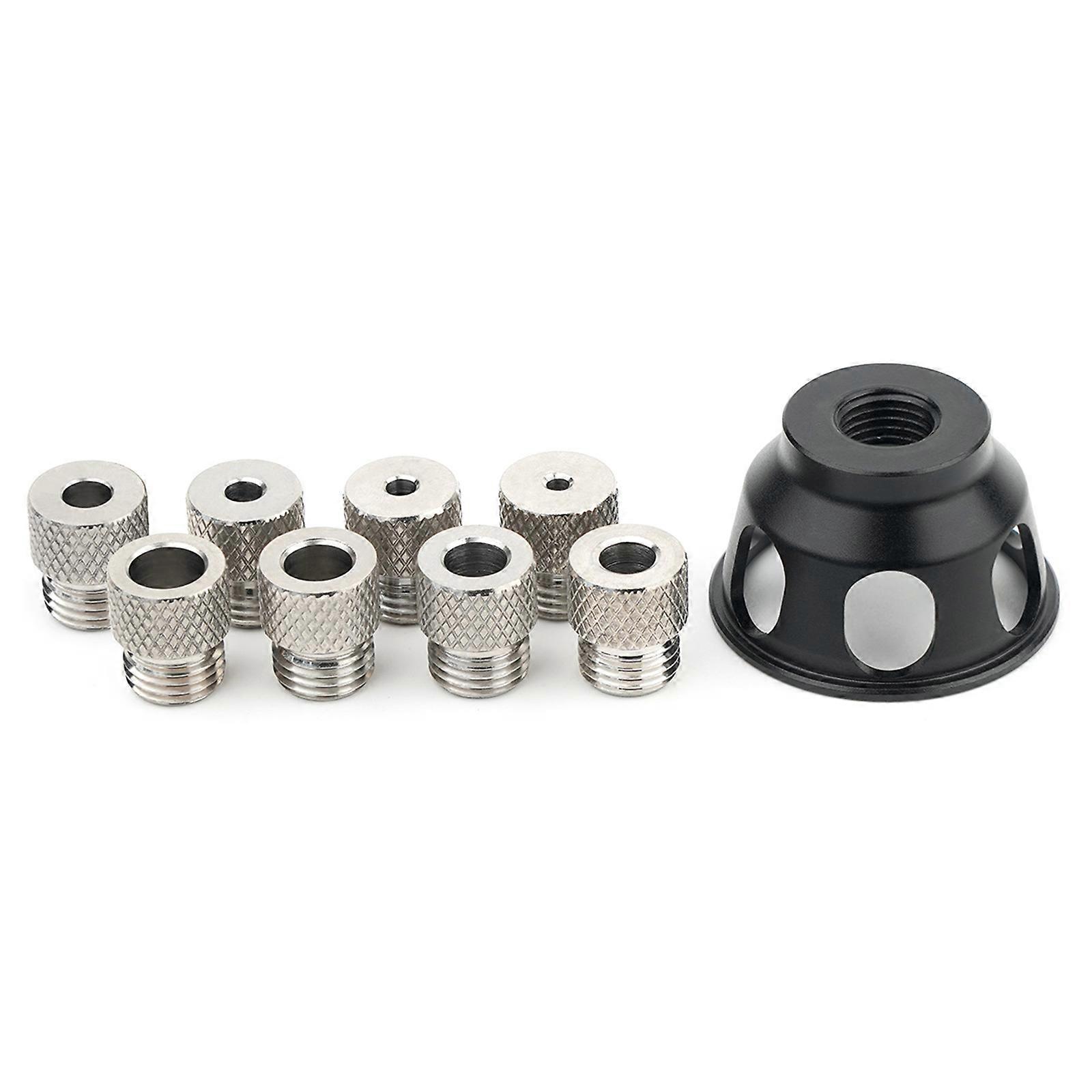 Durable Aluminum Alloy Doweling Jig with Vertical Support Drill Guide Locator for Stable Drilling Operations Multicolor