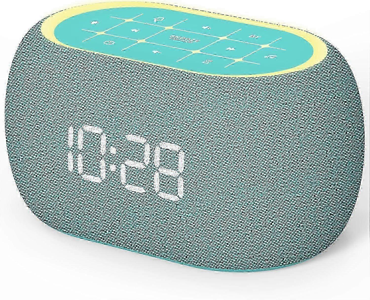2025 Latest Model White Noise Sound Machine Alarm Clock with HiFi Bluetooth