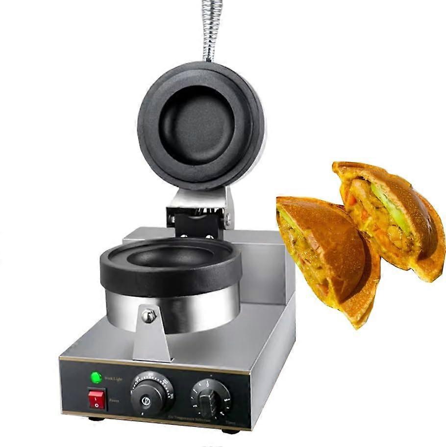 Warmer Sandwich Press 1300W Nonstick Waffle Maker with Adjustable Temperature for Home and Commercial Use