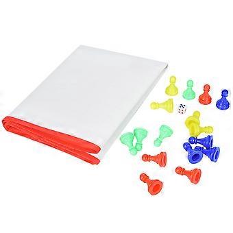 Non Woven Traditional Snakes Ladders Playing Children Kids Toys Ludo Family Game Board Set