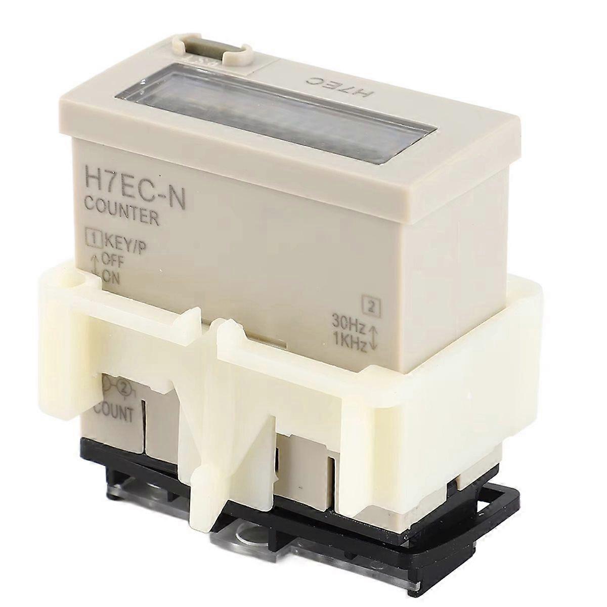 New H7EC N Without Input Voltage Digital Electrical Counter Totalizer with 8-Gigit LCD Display