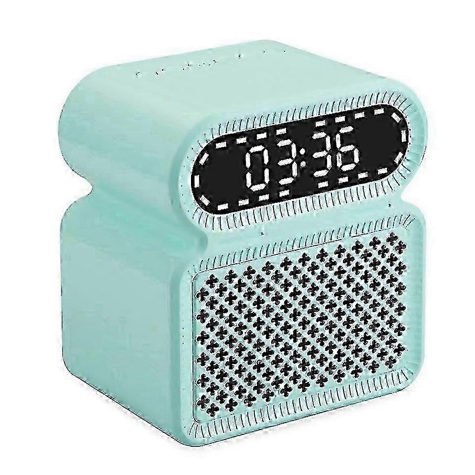 For Desktop Alarm Clock Bluetooth Speaker Dualspeaker Highpower Computer Audio 25-26