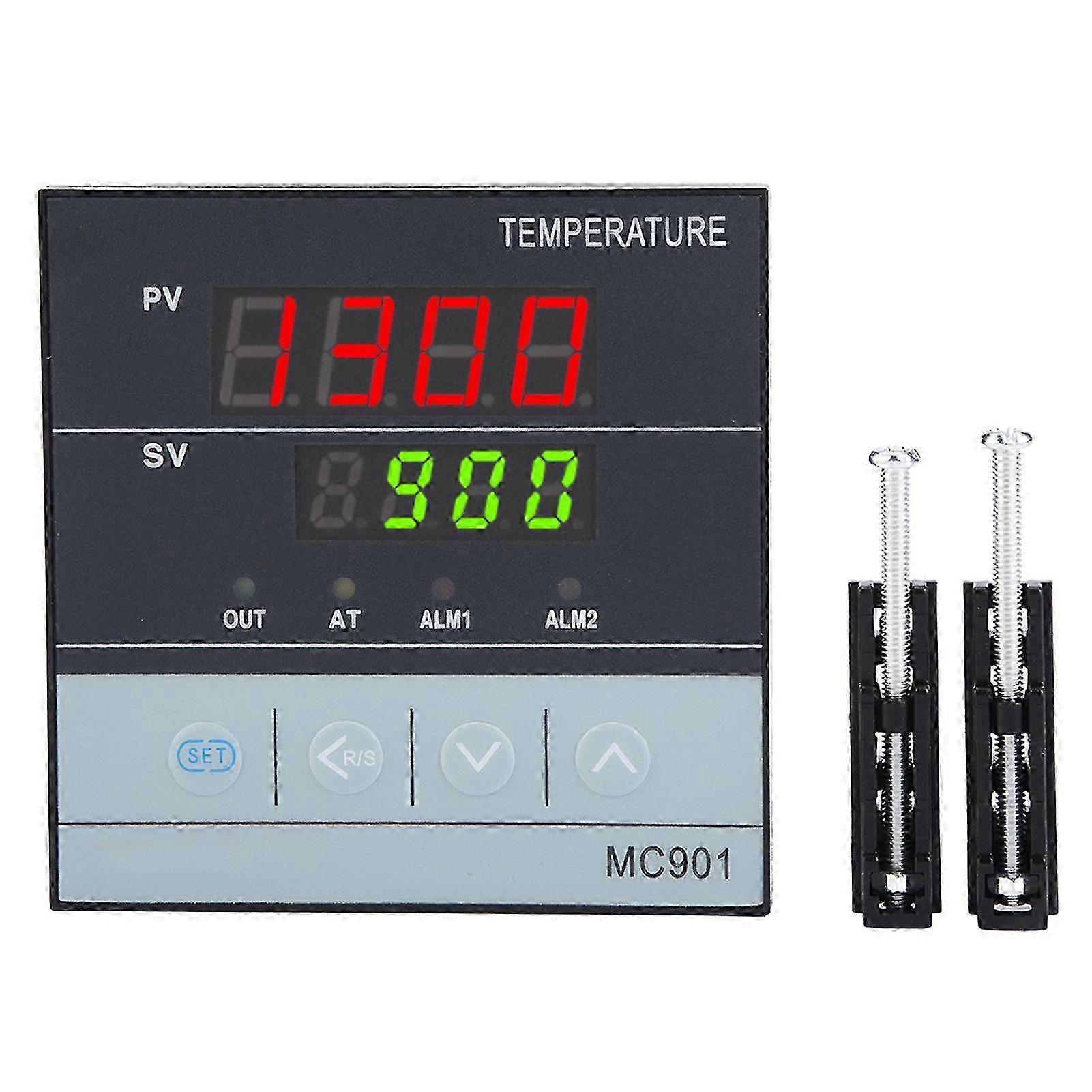 MC901 Digital PID Temperature Controller K Type PT100 Sensor Input Relay SSR Output