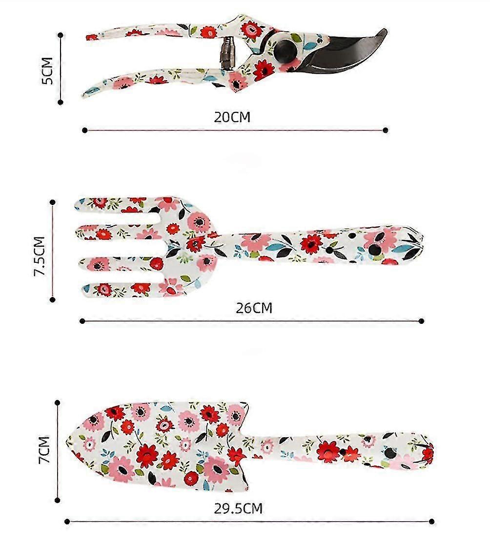 مجموعة أدوات الحدائق ، مجموعة أدوات الحدائق 3 قطع ، مجرفة ، مزروع ، مقصات ، هدايا البستنة للجارد