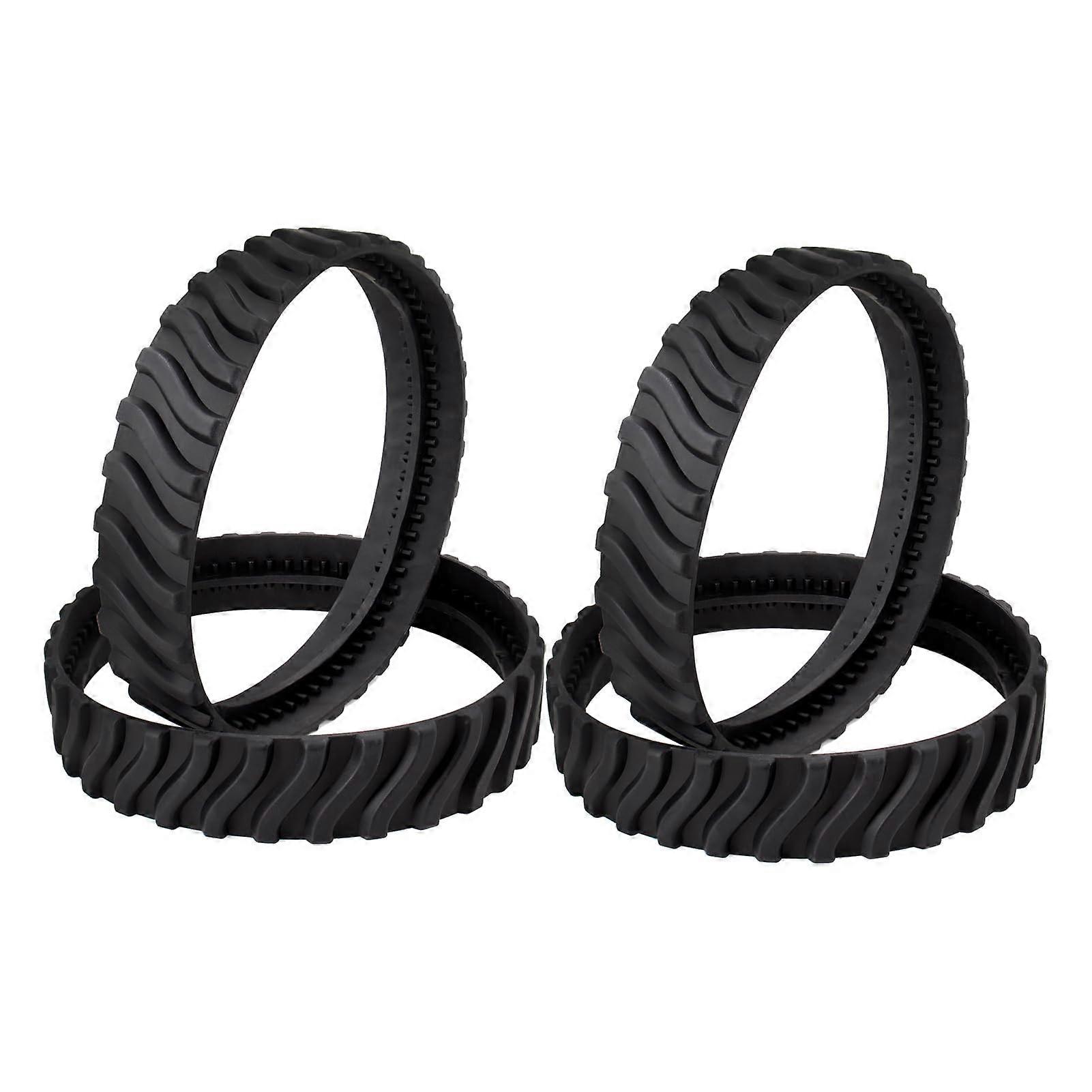 Replacement Tracks Tires for Zodiac MX8 MX6 Pool Cleaner R0526100 Durable Heavy Rubber 4 Pack
