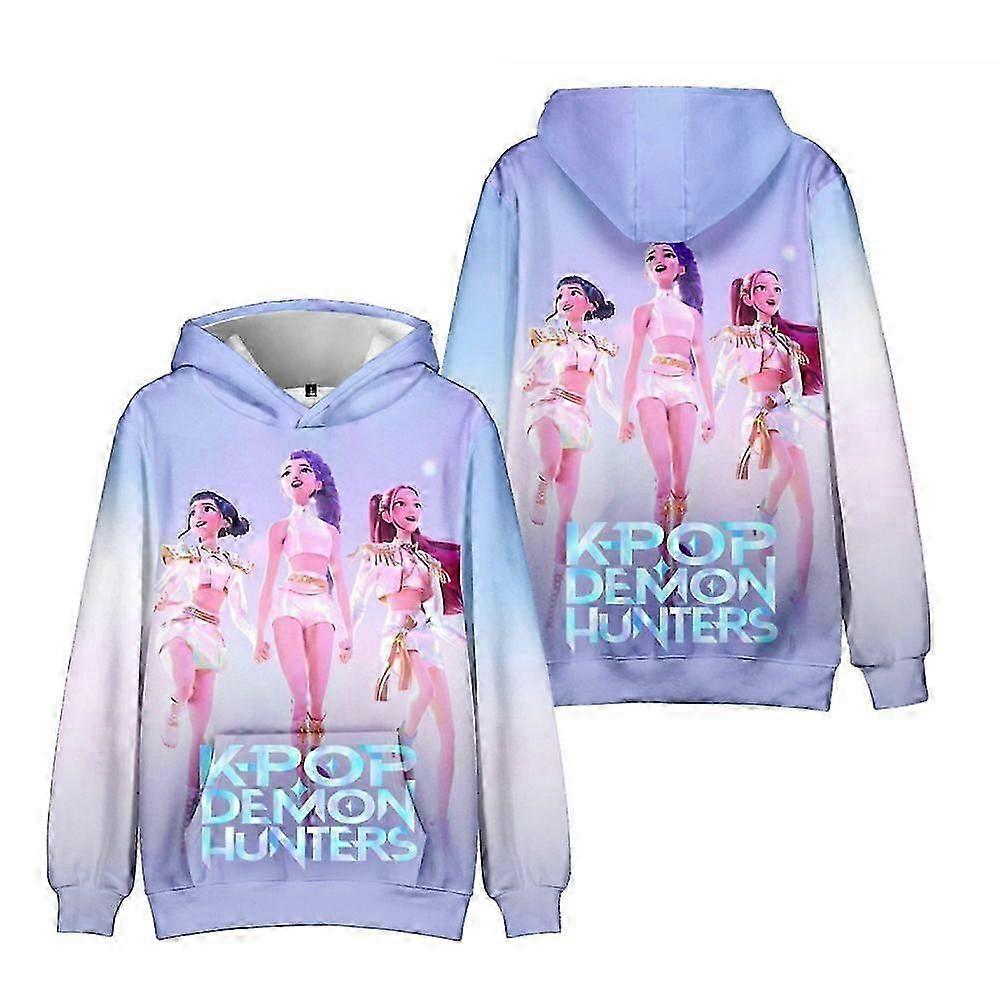 Sweat à capuche KPop Demon Hunters imprimé 3D 01
