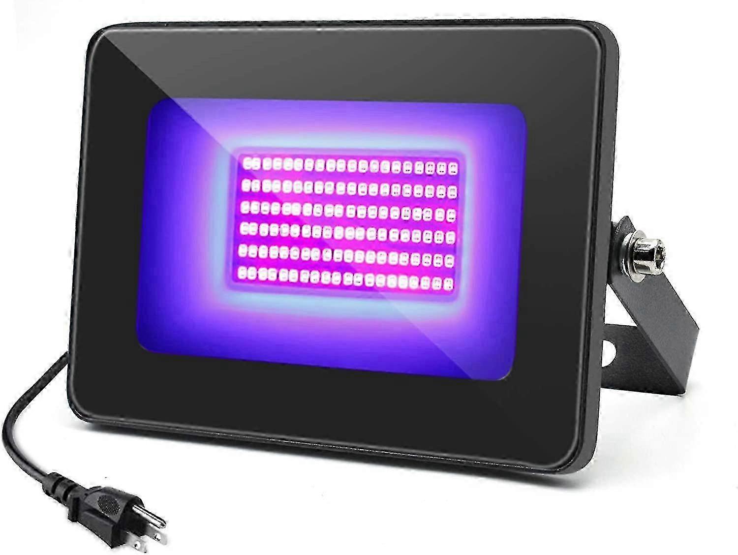 Black Light Flood Light 30W, IP66 Waterproof for UV Curing and Detection