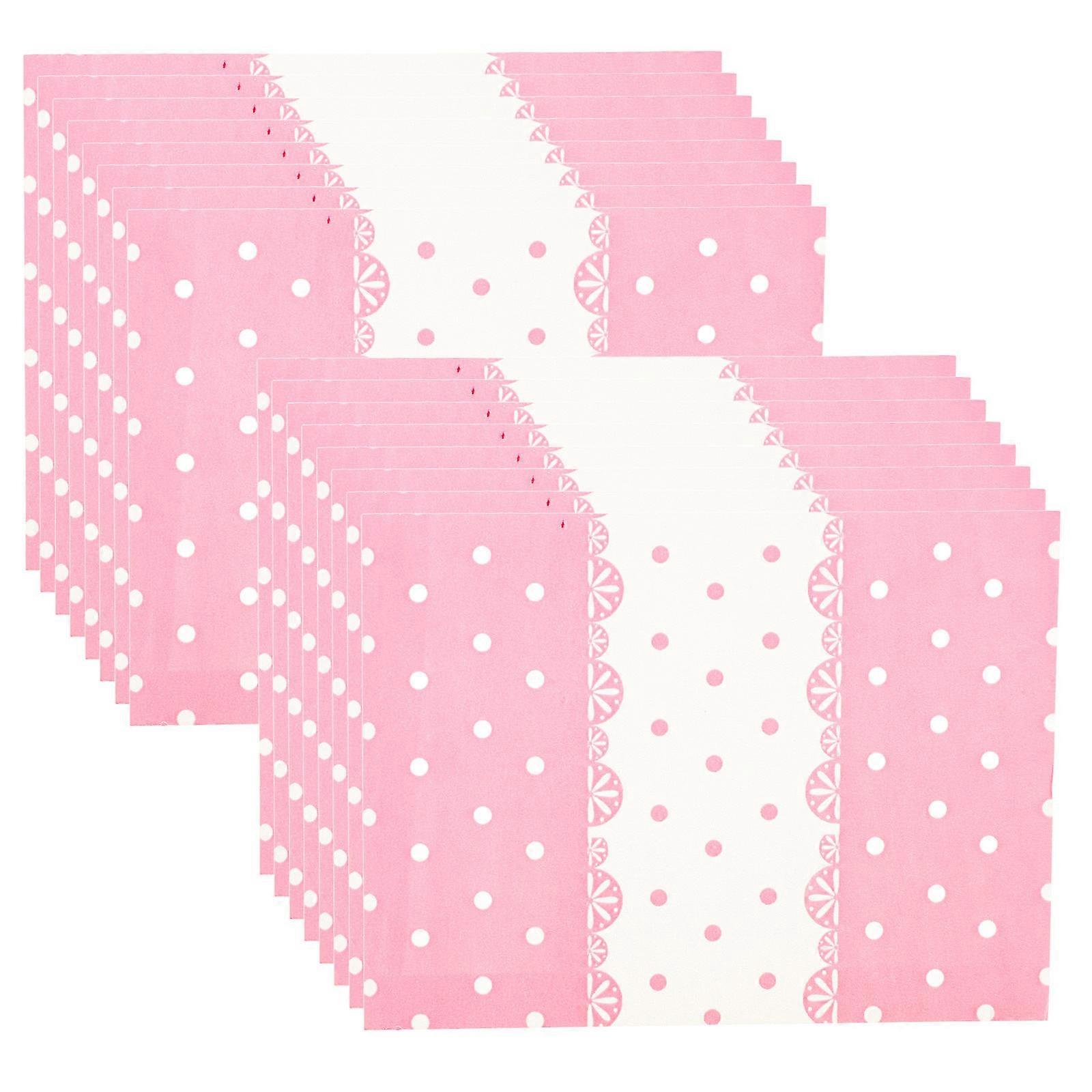 Decorative Food Packing Dot Pattern Wrapping Paper for Kitchen Use 300 Sheets