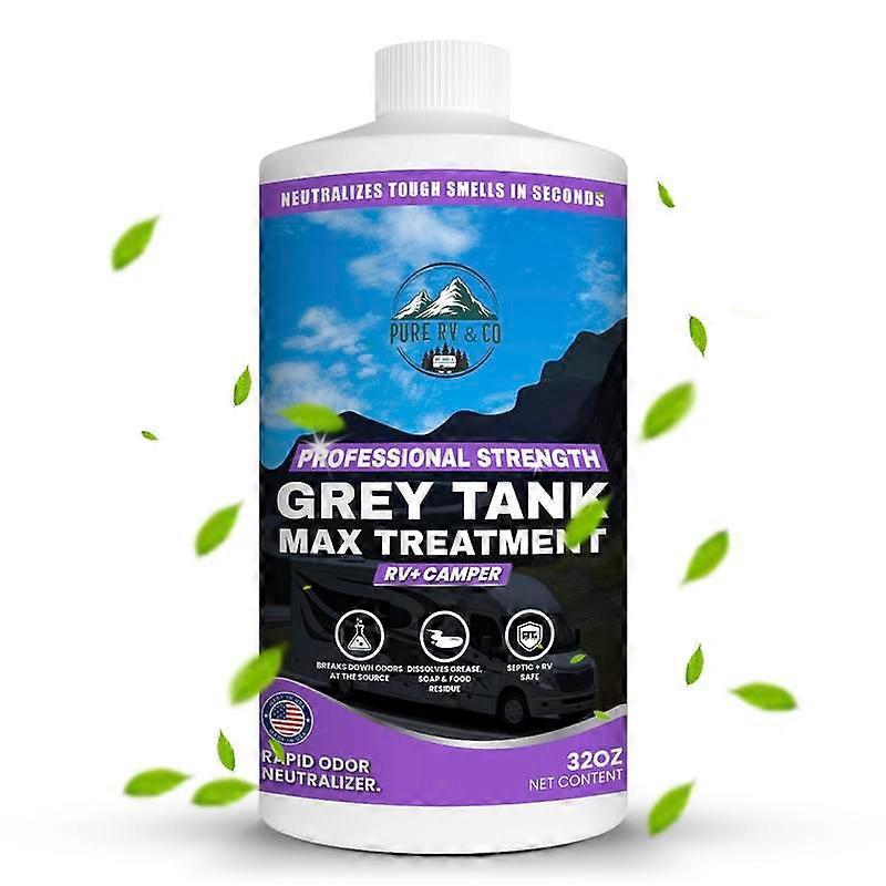 Χωνευτής επεξεργασίας γκρίζων δεξαμενών RV, ενζυματικός εξολοθρευτής αποβλήτων και οσμών για δεξαμενές γκρίζου και μαύρου νερού, διασπά τα απόβλητα και το χαρτί, ασφαλές για χρήση σε εξωτερικούς χώρους.