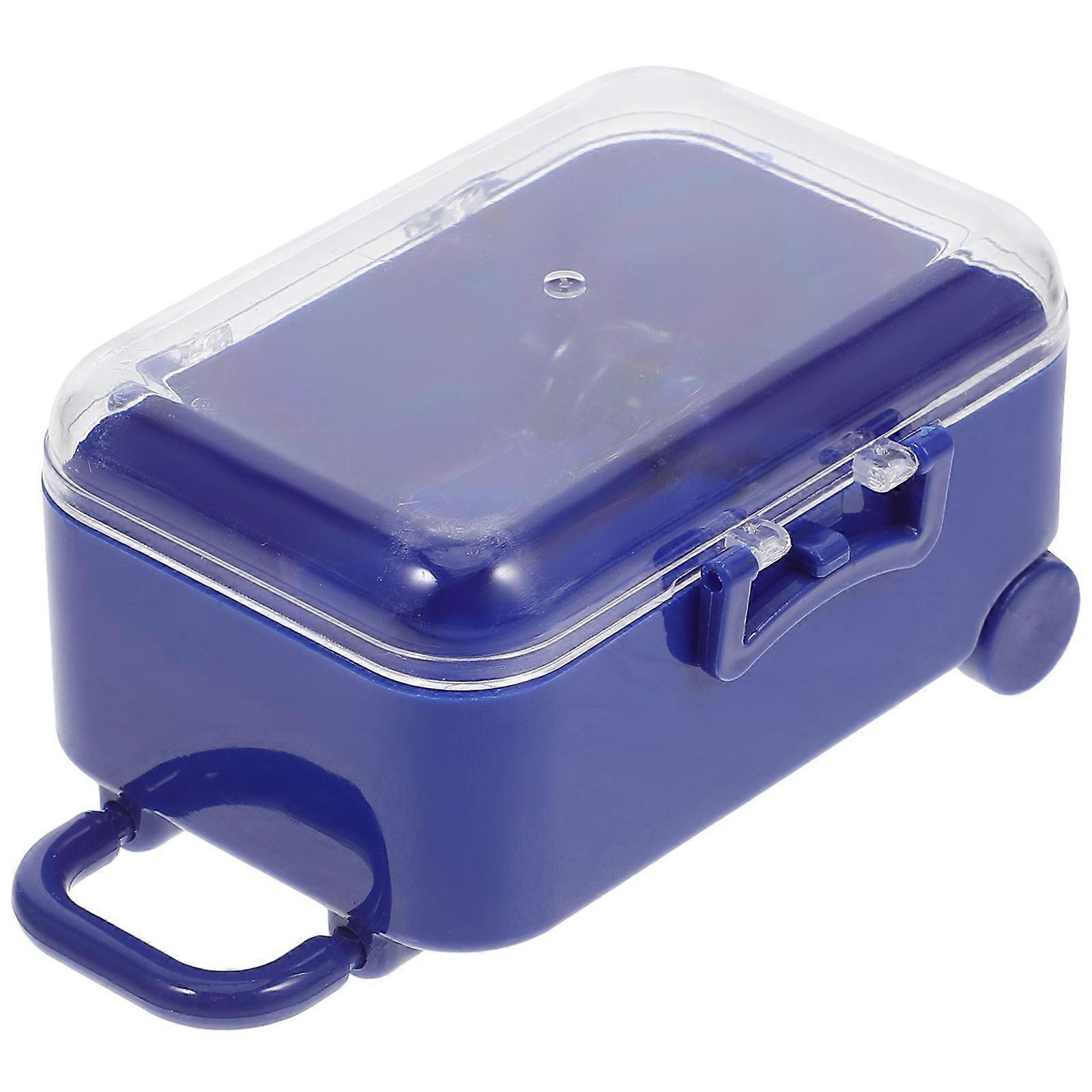 Luggage Candy Box Mini Suitcase for Packaging 12Pcs Durable Dark Blue
