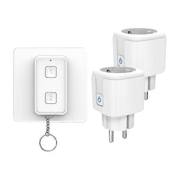 Wireless Controller Switch Control Electrical Outlets 16A EU FR Plug Switch Controller on Off for Appliances Fans Lights
