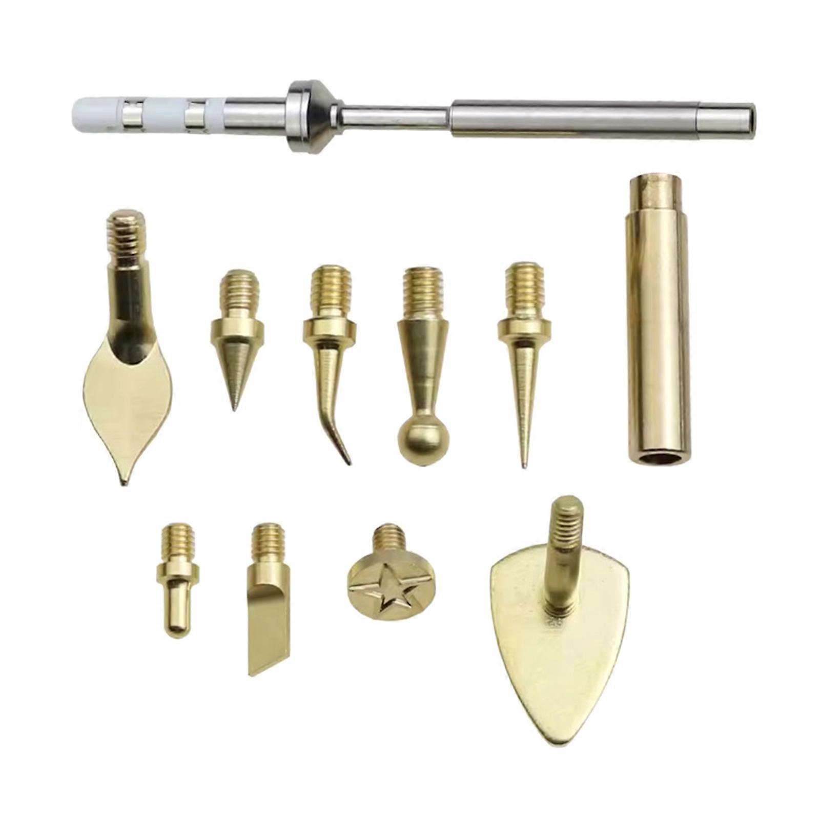 Multifunction Interchangeable Head Brass Refinement Device Optimized For Artistic Metalwork Projects Engraving Crafting Multicolor