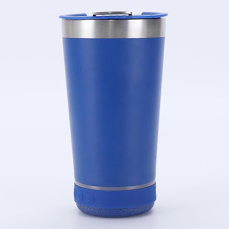 Steel Double Wall Vacuum Insulated Beer Cups 16oz Bluetooth Speaker Water Coffee Bottle Tumbler Gift Mug
