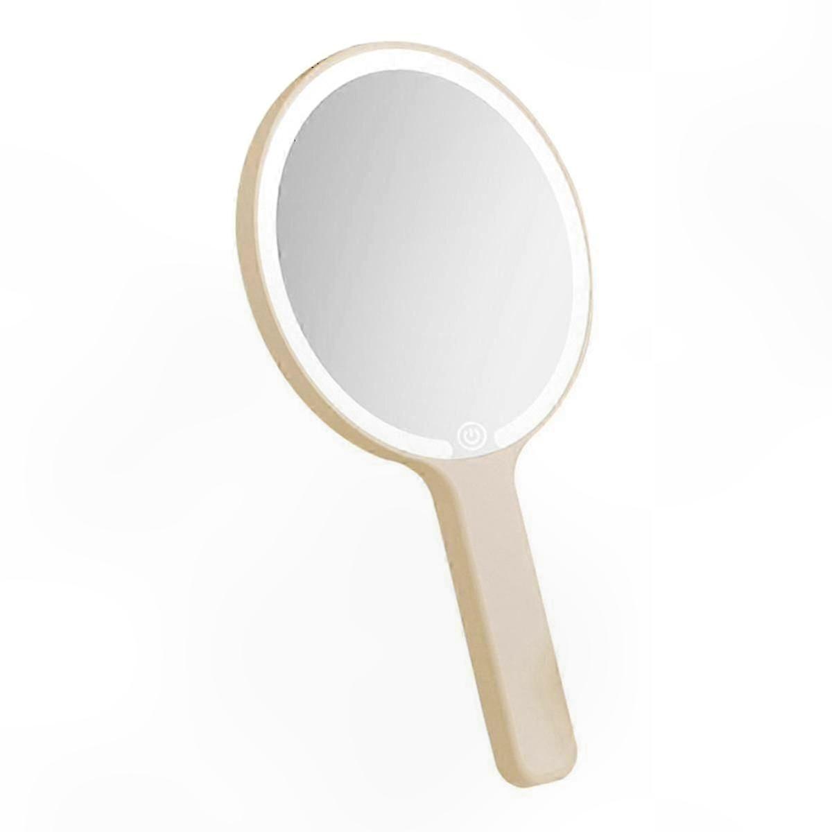 Portable LED Lighted Makeup Mirror with Charging Function for Dressing and Beauty Use