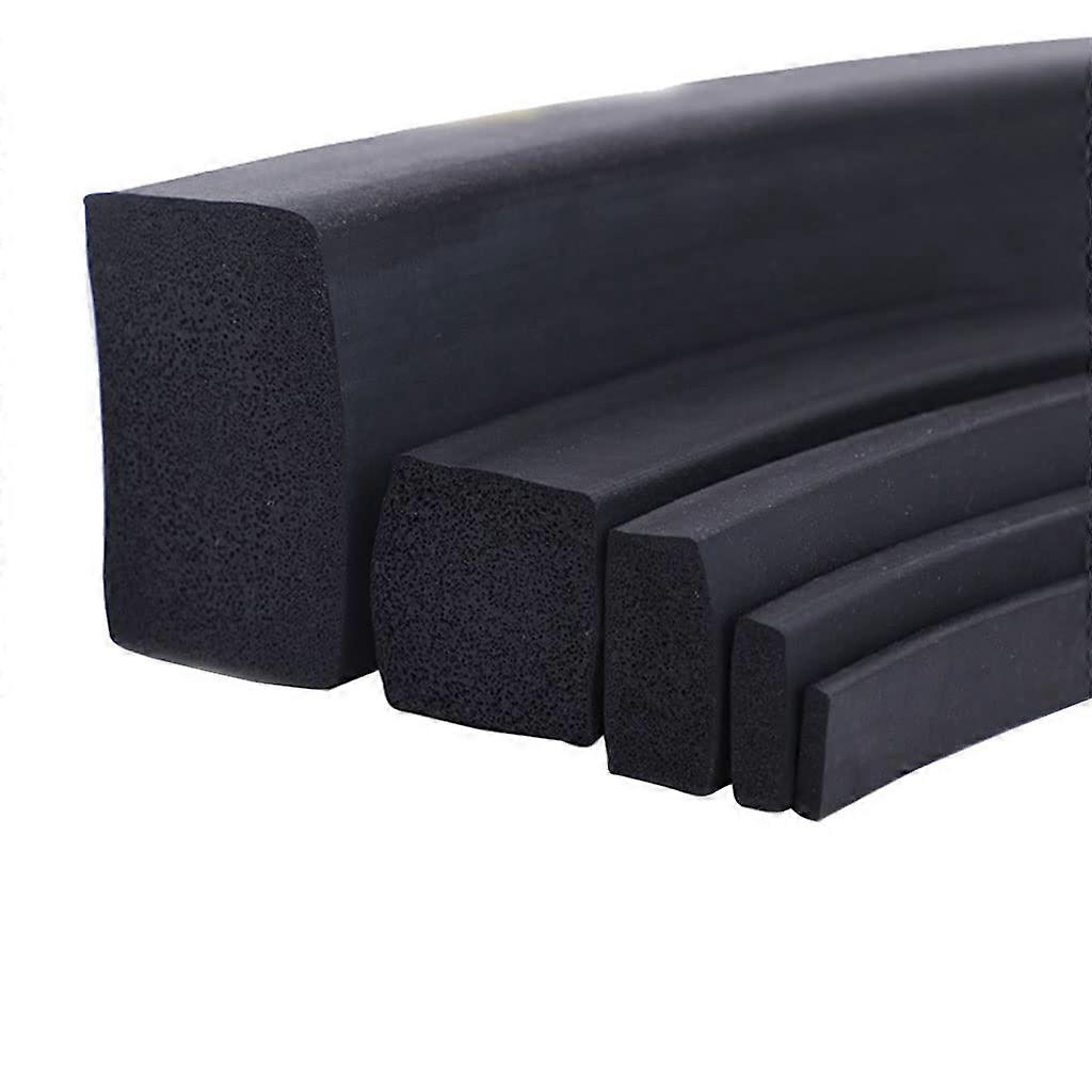 EPDM Rubber Weatherstrip Soundproof Seal Strip for Cabinet Door Window Dustproof AirTight 3m x 20mm