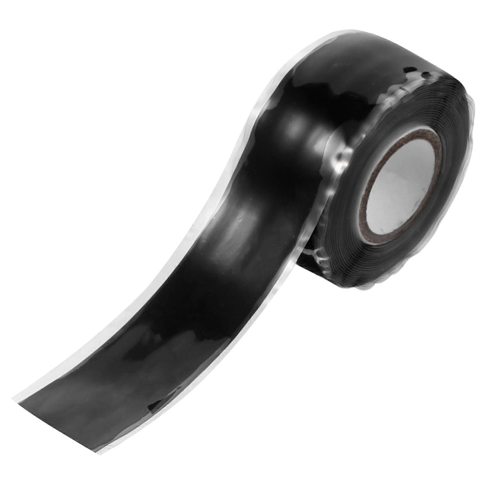 Leak  Tape Self Adhesive Silicone Seal for Hose Pipe Electrical Wire Wrap  Temperature Black