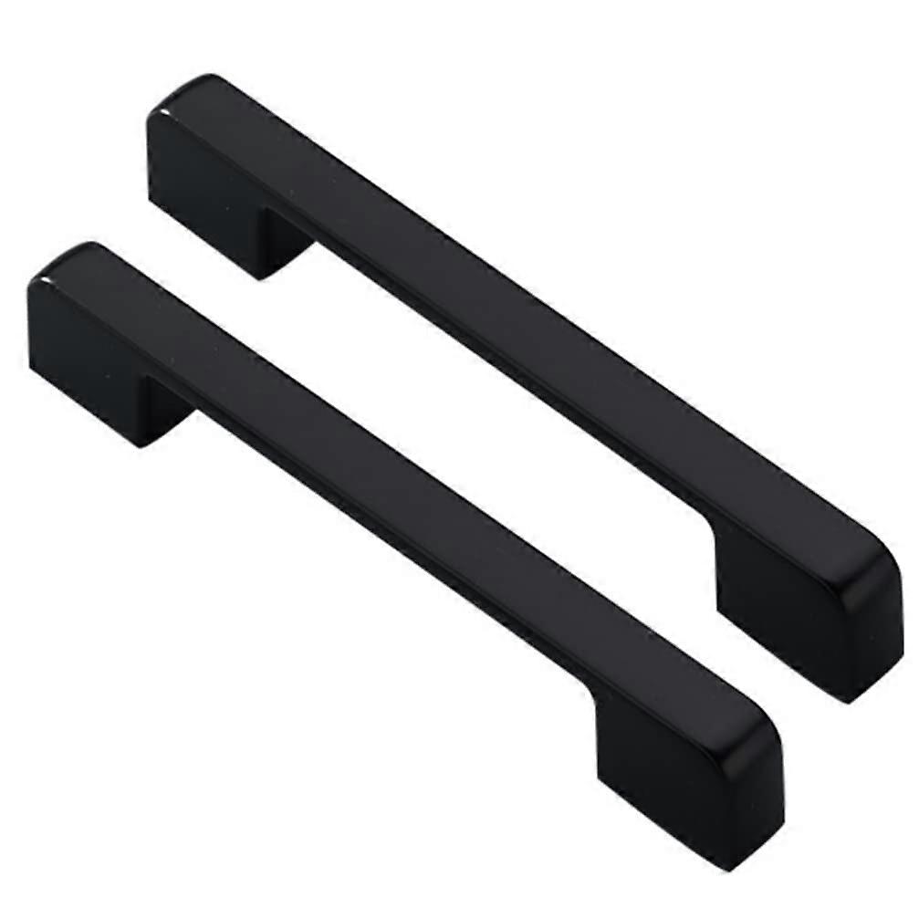 Zinc Alloy Cabinet Pull Handles Matte Black Drawer Pulls Retro Design for Kitchen Bathroom Cabinets