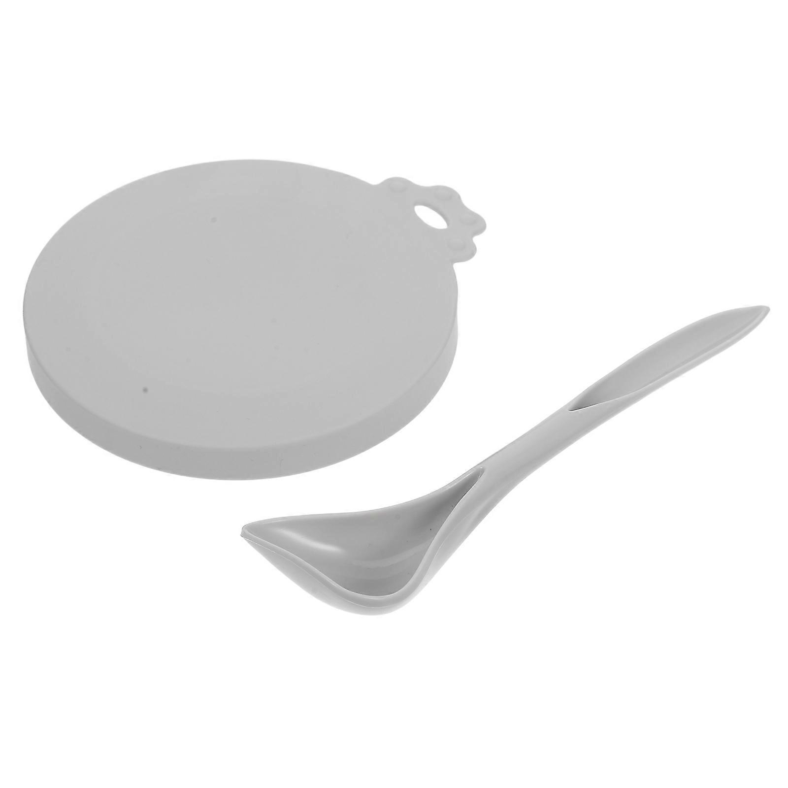 Dark Grey Silicone Pet Can Covers for Sealing Use with Spoon Kit