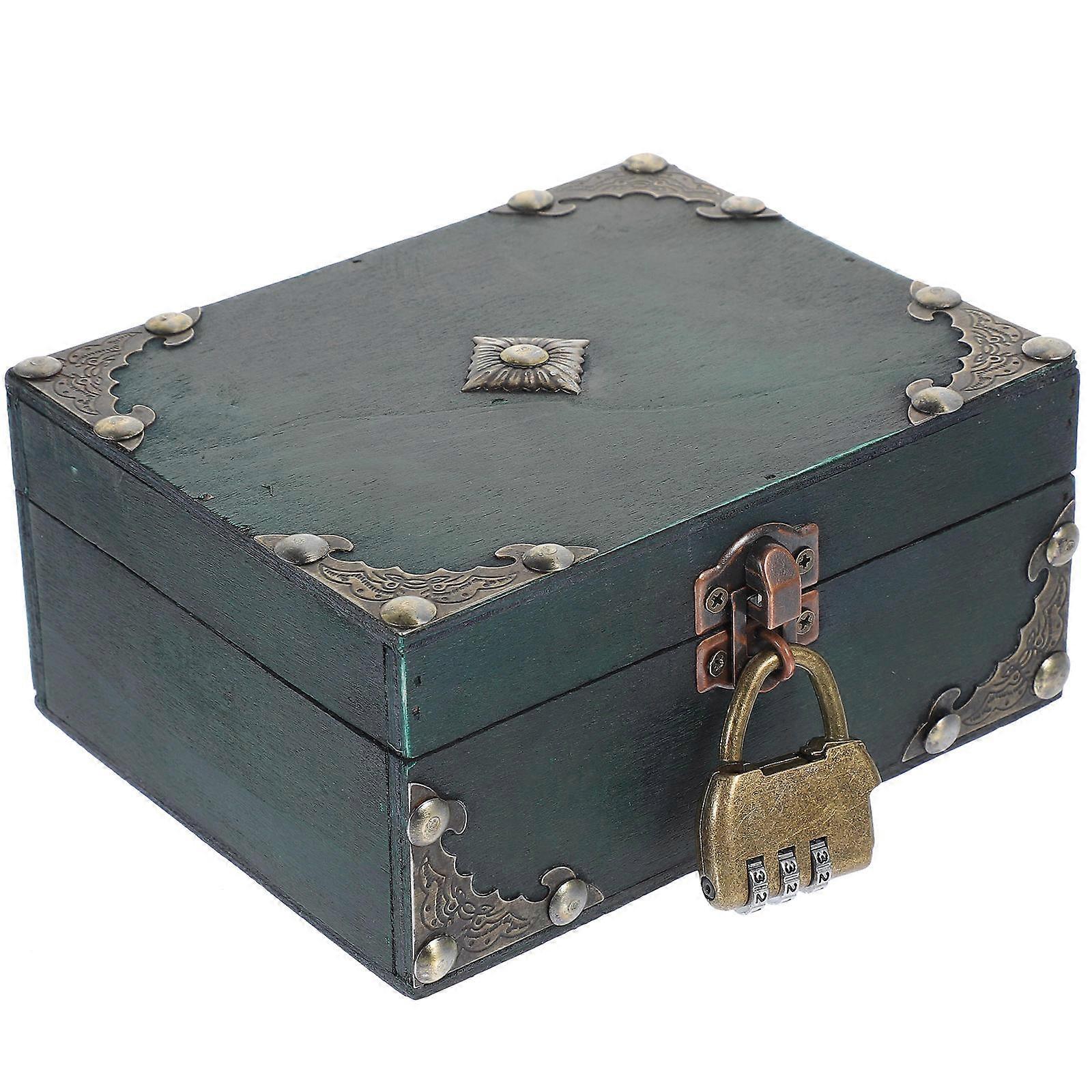 Small Decorative Lock Box Trinket Case Rectangular Shape Adults Use 1Pack