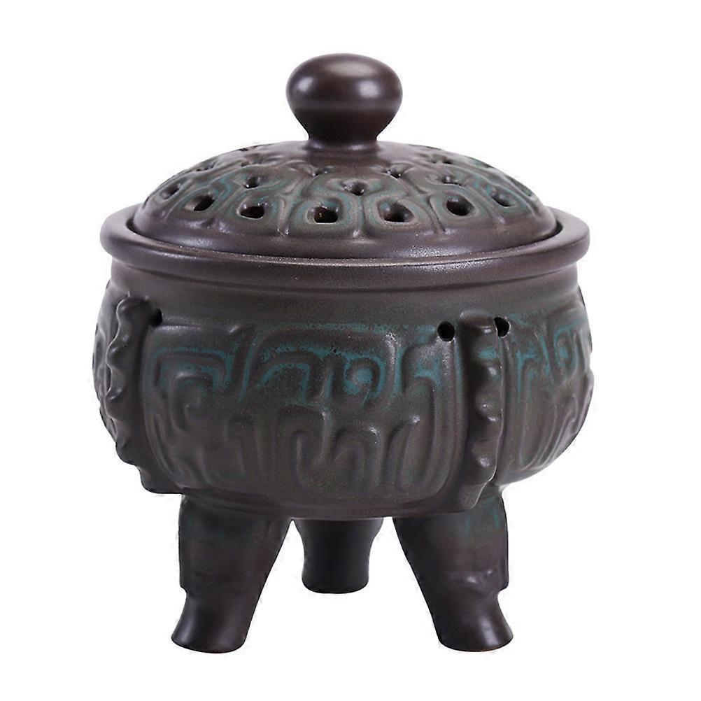 Ceramic Aroma Burner 1Pcs Home Decor Ornaments Multi Bronze Pattern Aroma Use