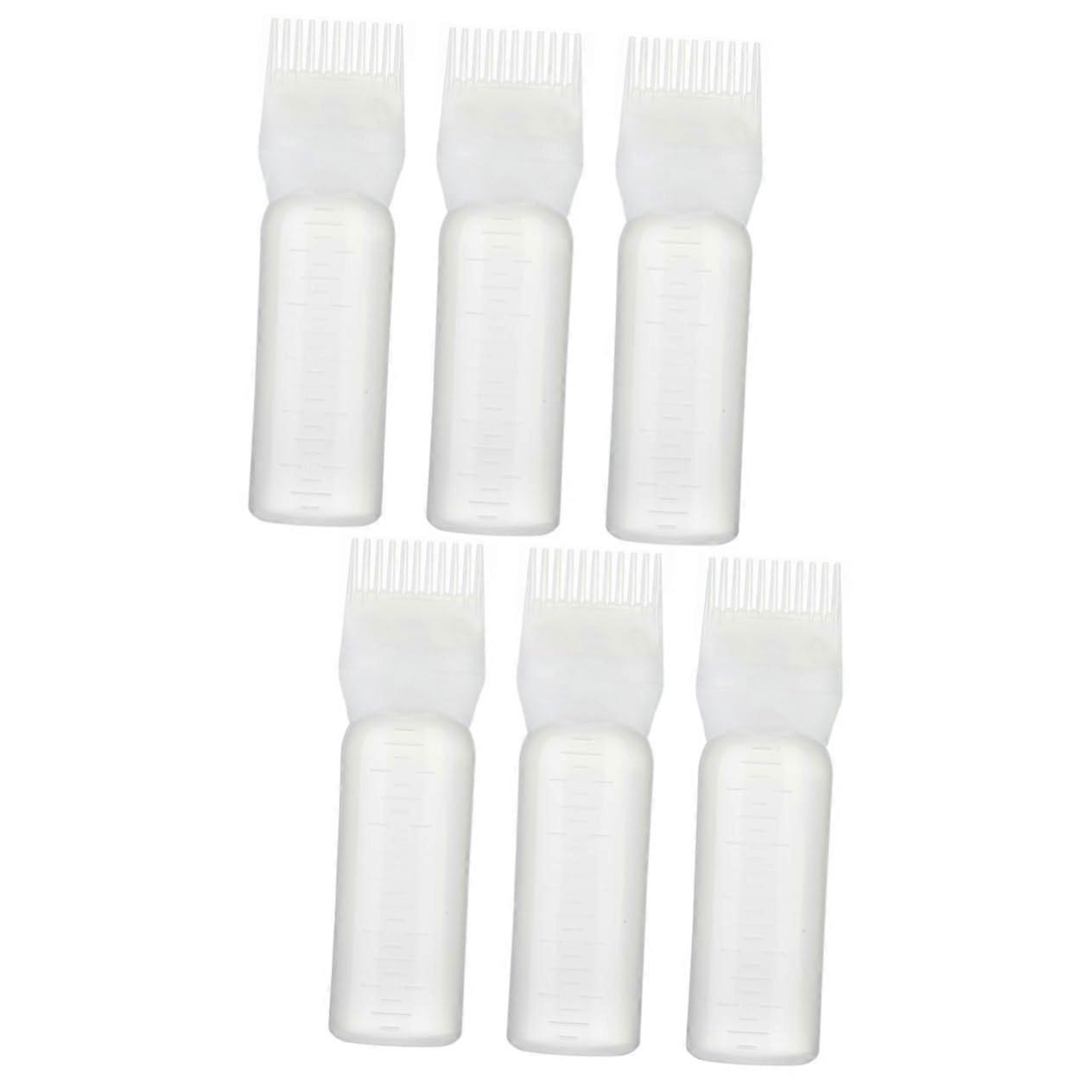 2 Sets Hair Dye Applicator Bottle with Comb for Precise Root Coverage and Mess Coloring